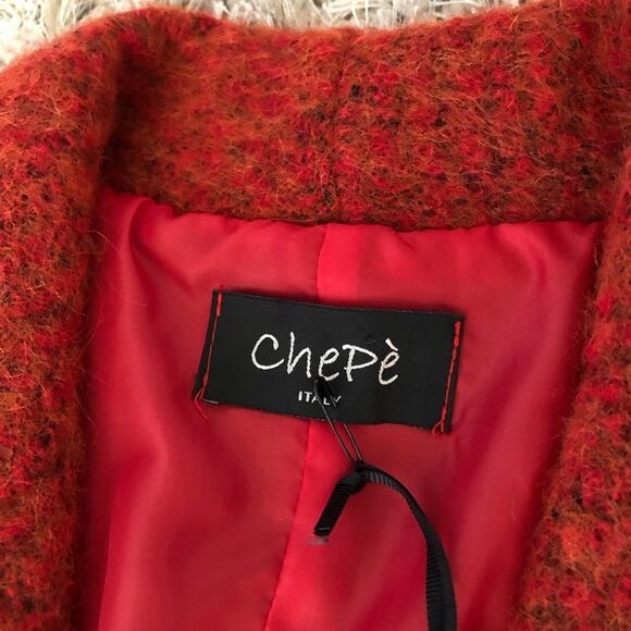 NWT CHEPÈ Giuliana Oversized Coat M Made in Italy - Picture 8 of 9